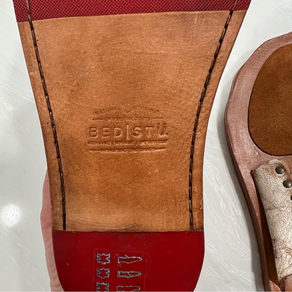 Bed|Stu Nemesis Brown Leather Women's Sandals Size 8.5 - Picture 5 of 12